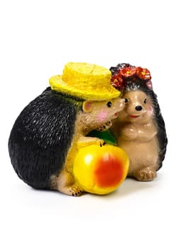 Садовая фигура из гипса «Ёжики признание в любви», 23×17×22 см