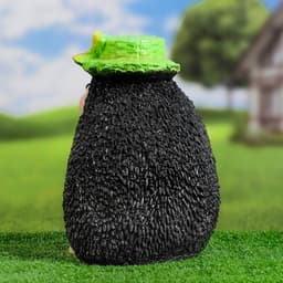 Садовая фигура из гипса «Ёжик с тремя яблоками», 20×25×28 см