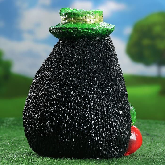 Садовая фигура из гипса «Ёжик с тремя яблоками», 20×25×28 см