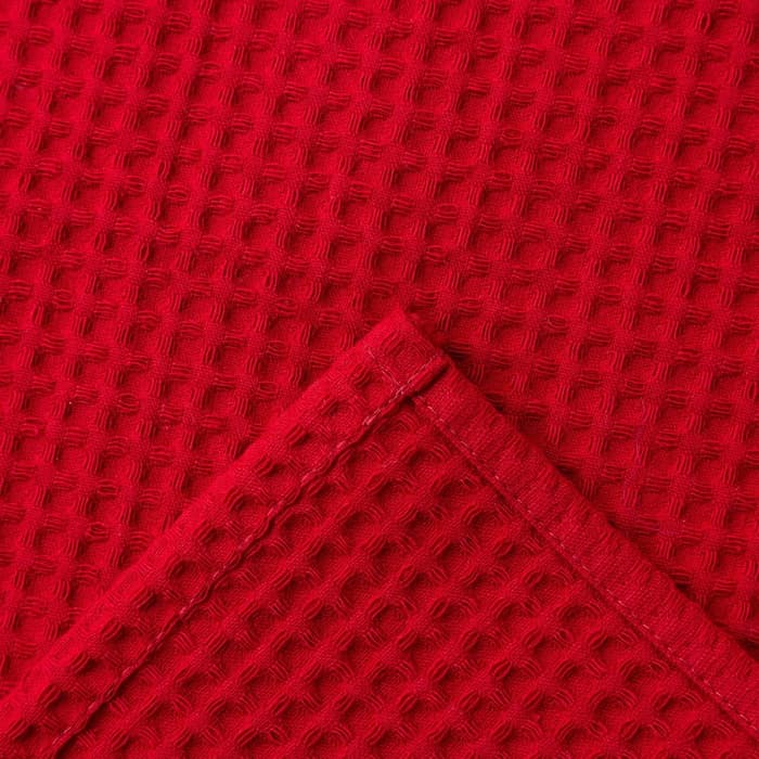 Полотенце банное вафельное «Этель», 70×140 см, плотность 240 г/м², бордовое