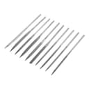 Набор надфилей ЛОМ, металлические рукоятки, 70×160×4 мм, 10 шт.