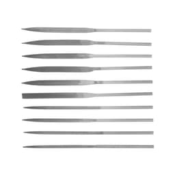 Набор надфилей ЛОМ, металлические рукоятки, 70×160×4 мм, 10 шт.