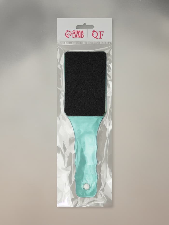 Пилка для пяток, эргономичная, наждачная, двусторонняя, 23 см, МИКС