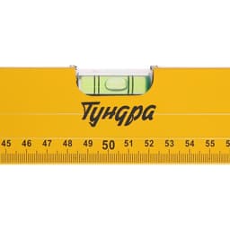 Уровень алюминиевый ТУНДРА, 3 глазка, линейка, 1000 мм