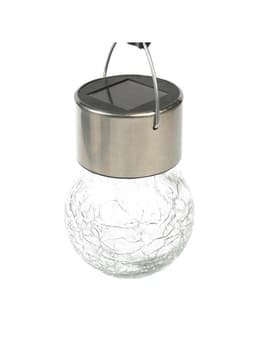 Садовый светильник «Лампочка», уличный, на солнечной батарее, 6×9 см, 1 LED, свечение белое