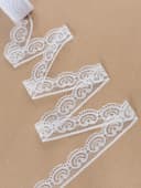 Кружево капроновое, 23 мм, 10±1 м, белое