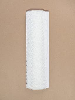 Кружево капроновое, 35 мм, 10±1 м, белое