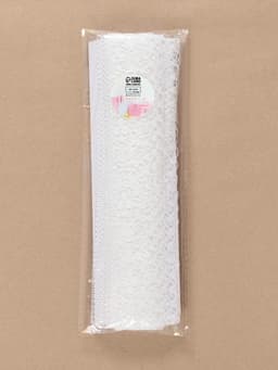 Кружево капроновое, 35 мм, 10±1 м, белое