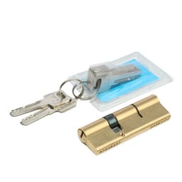 Цилиндровый механизм, 90 мм, латунь, цвет золото