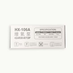 Компрессор воздушный Sea Star HX-106А, прозрачный, 2×4 л/мин, 5 Вт