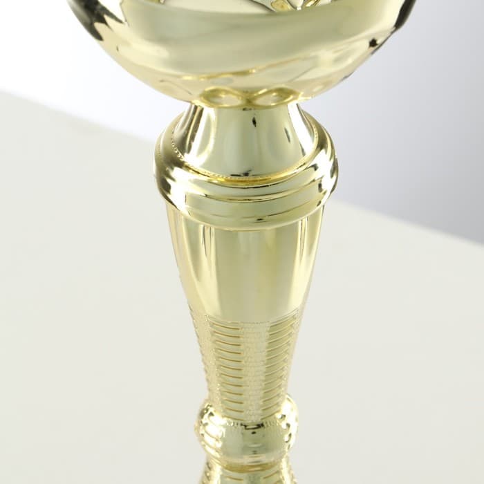 Кубок 150С, наградная фигура, золото, подставка камень, 17.3 см