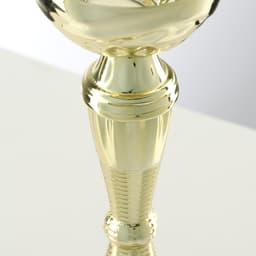 Кубок 150С, наградная фигура, золото, подставка камень, 17.3 см