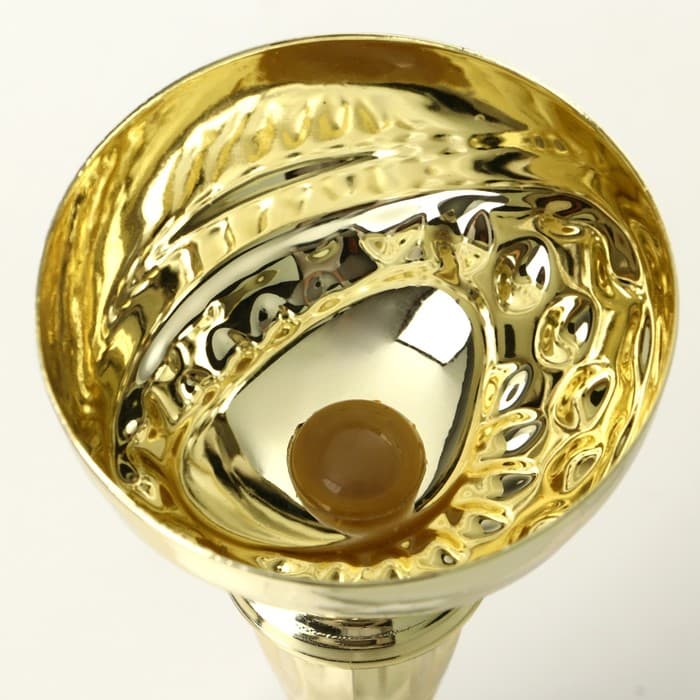 Кубок 150С, наградная фигура, золото, подставка камень, 17.3 см