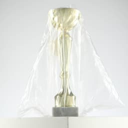 Кубок 151С, наградная фигура, золото, подставка камень, 22 см