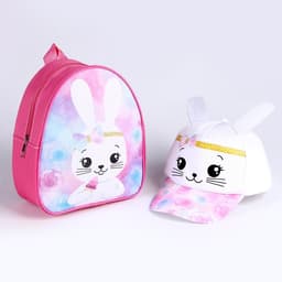 Детский набор «Зайка»: рюкзак, кепка