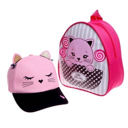 Детский набор «Киска», рюкзак 21×25 см, кепка р-р. 52-54 см