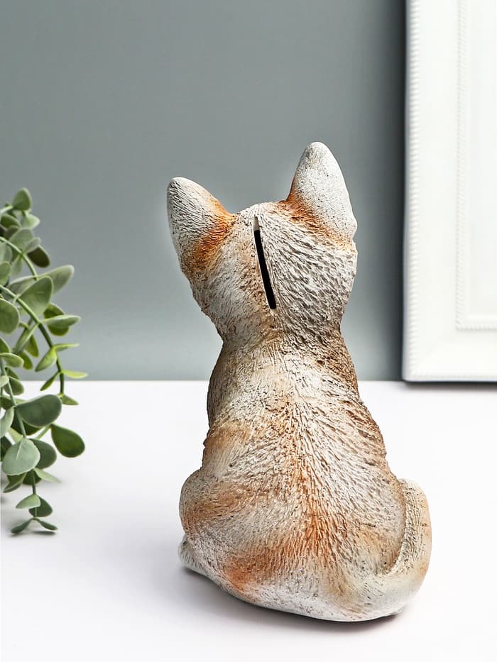 Копилка для денег «Котёнок», полистоун, 19.5×14 см