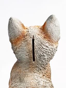 Копилка для денег «Котёнок», полистоун, 19.5×14 см