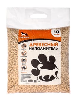 Наполнитель древесный «Пижон» 10 л