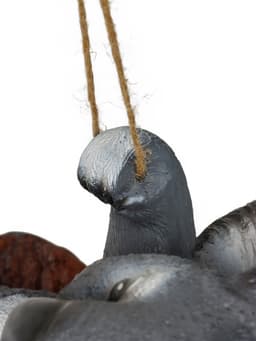 Садовая фигура из полистоуна «Коала на бревне», подвесная, 25×15×24 см