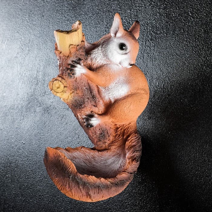 Подвесной декор из полистоуна «Белка на ветке», 26×19 см