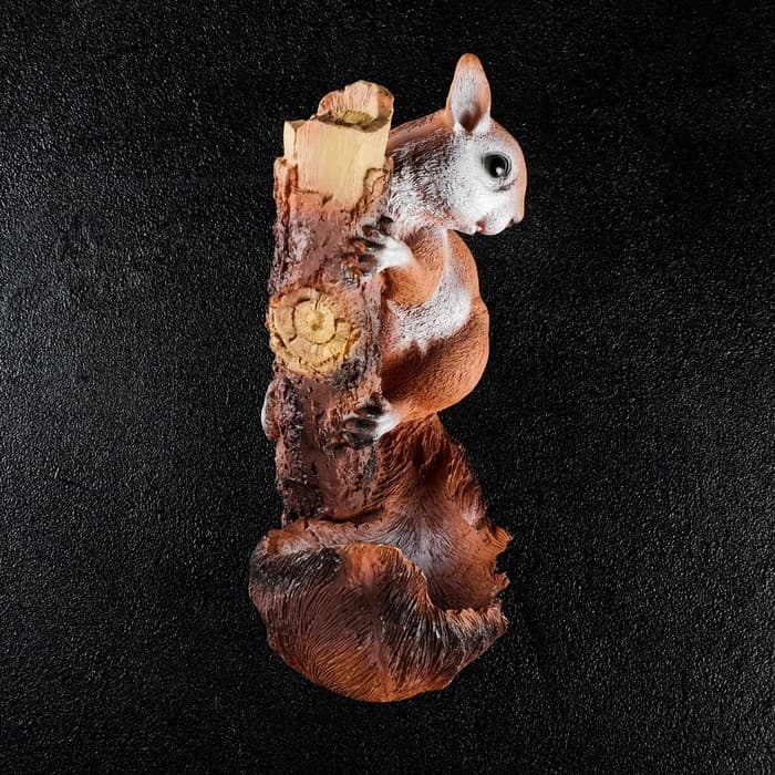 Подвесной декор из полистоуна «Белка на ветке», 26×19 см