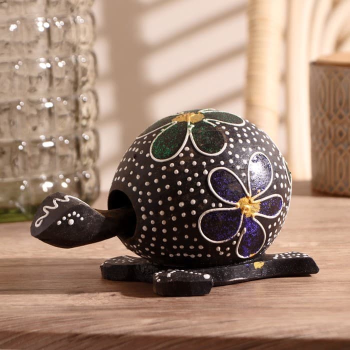 Сувенир маятник «Черепаха с качающейся головой», 17×10×10 см, дерево