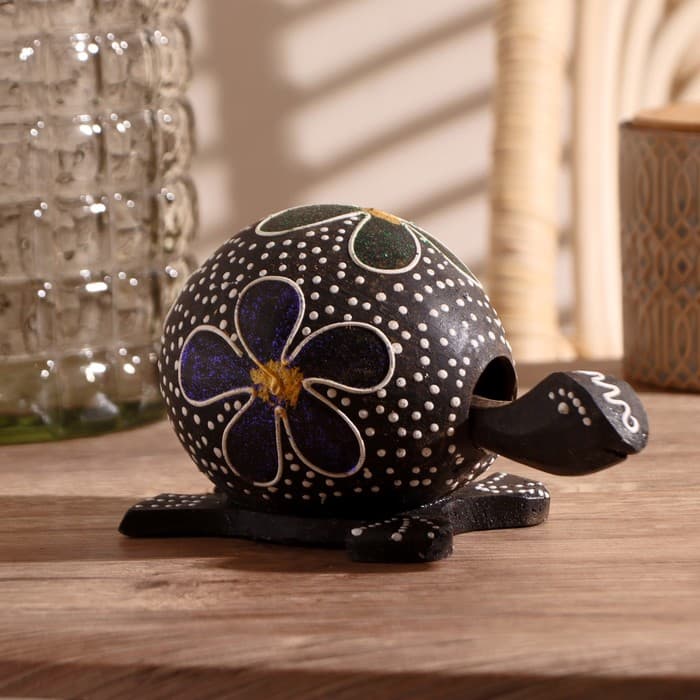Сувенир маятник «Черепаха с качающейся головой», 17×10×10 см, дерево