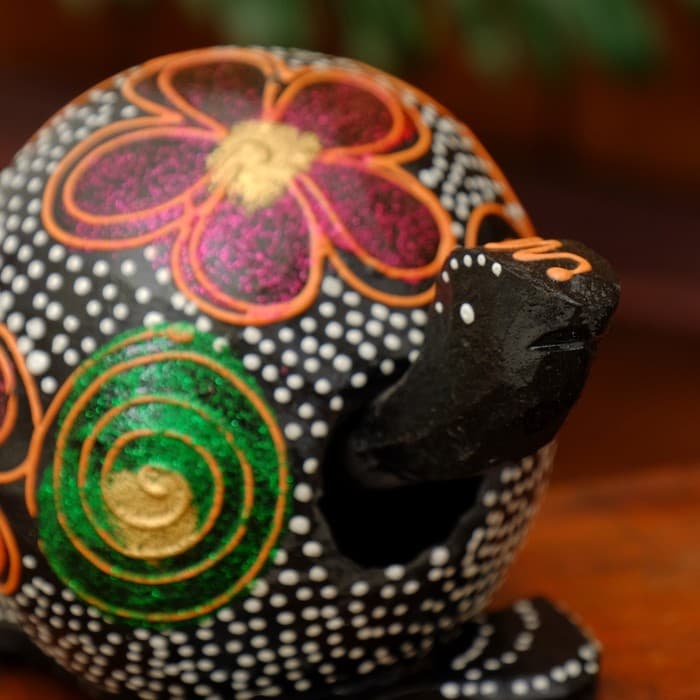 Сувенир маятник «Черепаха с качающейся головой», 17×10×10 см, дерево