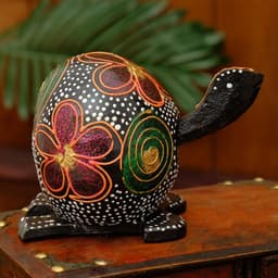 Сувенир маятник «Черепаха с качающейся головой», 17×10×10 см, дерево