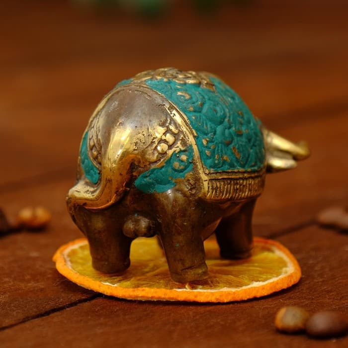 Сувенир бронза "Бычок" 6,5х4х4,5 см