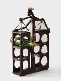 Подставка под бутылки «Абориген с коромыслом», 60×35×12 см