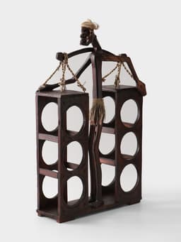 Подставка под бутылки «Абориген с коромыслом», 60×35×12 см