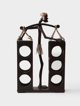 Подставка под бутылки «Абориген с коромыслом», 60×35×12 см