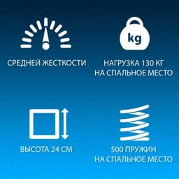 Матрас Фабрика сна Orto Massage TFK, размер 90×200 см, высота 24 см, чехол жаккард