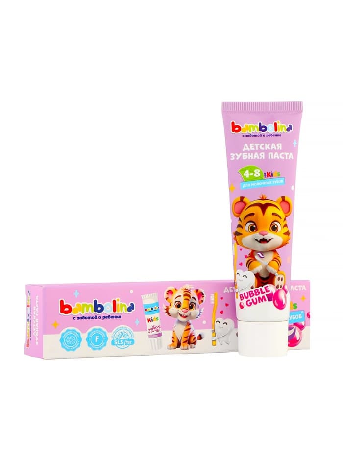 Зубная паста для детей Bambolina 4-8 лет, 50 мл