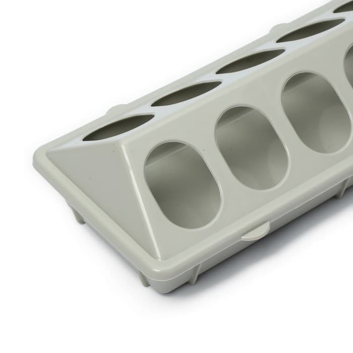 Кормушка - поилка для перепелов, 20 ячеек, лотковая, пластик, цвет МИКС