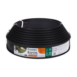 Лента бордюрная, 10 см×10 м, толщина 1 мм, пластиковая, чёрная, KANTA