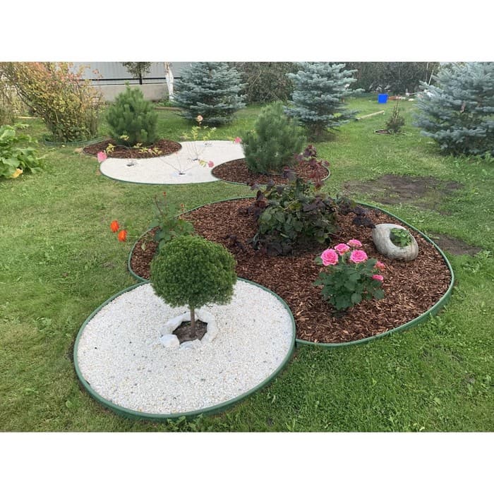 Лента бордюрная, 10 см×10 м, толщина 1 мм, пластиковая, чёрная, KANTA