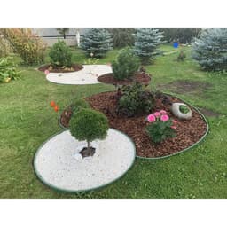 Лента бордюрная, 10 см×10 м, толщина 1 мм, пластиковая, чёрная, KANTA