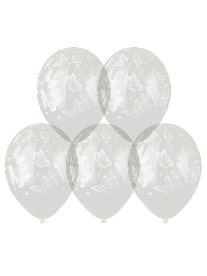 Воздушные шары латексные 14" «Бабочки», 25 шт.