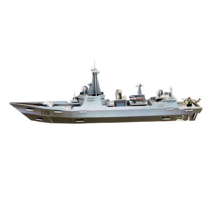 Конструктор 3D картонный «Военный корабль»