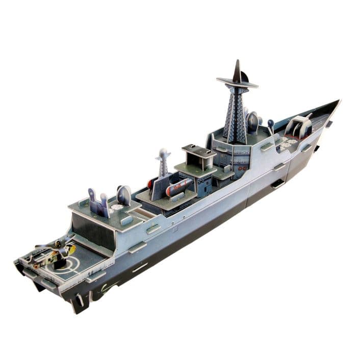 Конструктор 3D картонный «Военный корабль»