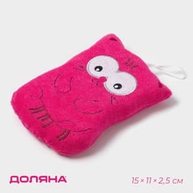 Мочалка для тела детская Доляна «Котики», для купания, МИКС