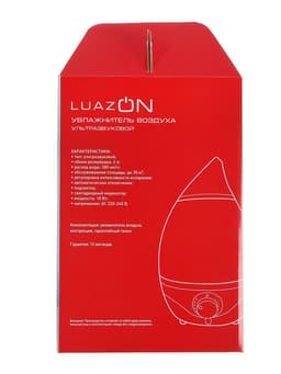 Увлажнитель воздуха Luazon LHU-04, ультразвуковой, 2 л, 35 м², белый