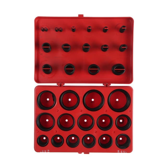 Набор резиновых уплотнительных прокладок ТУНДРА krep, диаметр 7-53 мм, 404 предмета