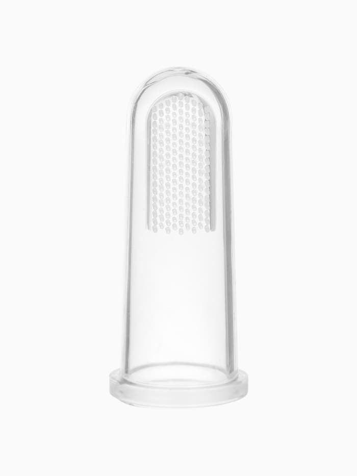 Зубная щетка детская, прорезыватель-массажер, в контейнере, силиконовый, от 3 мес.