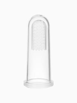 Зубная щетка детская, прорезыватель-массажер, в контейнере, силиконовый, от 3 мес.