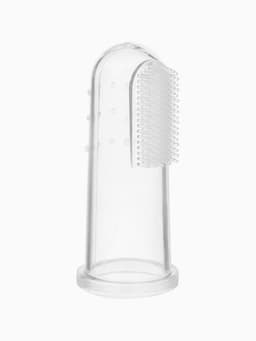 Зубная щетка детская, прорезыватель-массажер, в контейнере, силиконовый, от 3 мес.