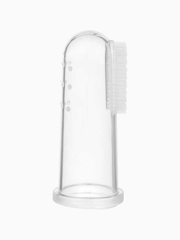 Зубная щетка детская, прорезыватель-массажер, в контейнере, силиконовый, от 3 мес.